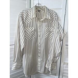Vintage 80s 90s Ruddock Western Pearl Snap Shirt Men’s Classic Fit Long Tail XL